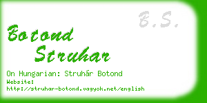botond struhar business card